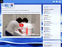 Tablet Screenshot of gafner-reinigungen.ch